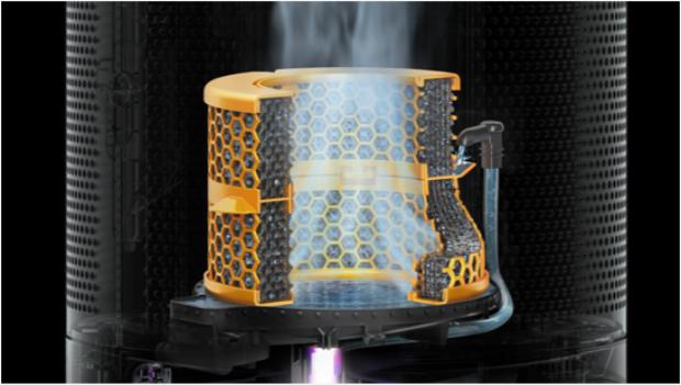 صورة مُقرَّبة للشبكة الهوائية ثلاثية الأبعاد