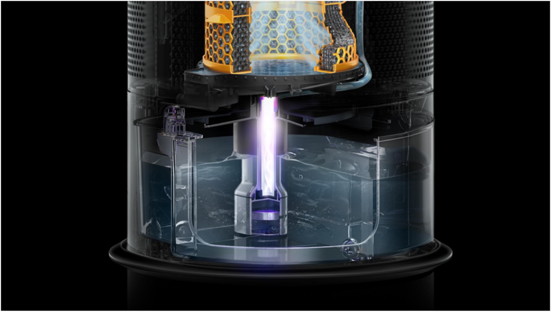 صورة مُقرَّبة لخزان الماء