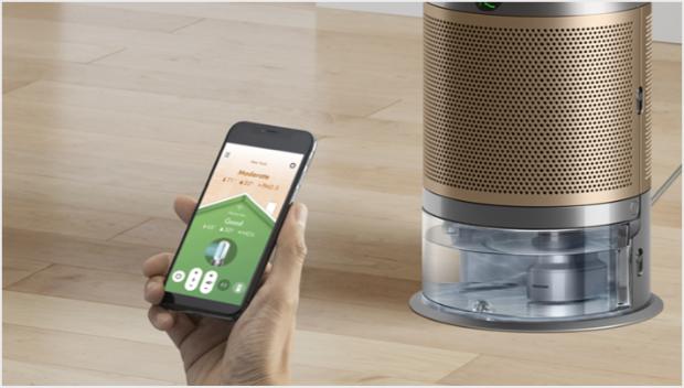 Krupni kadar aplikacije Dyson Link