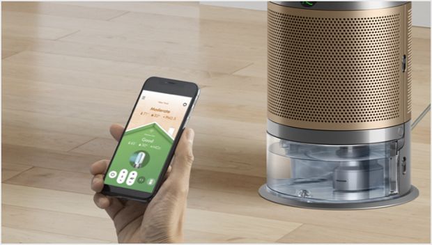 Krupni kadar aplikacije Dyson Link