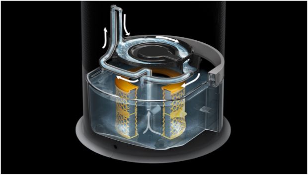 Krupni kadar spremnika za vodu i ciklusa dubinskog čišćenja