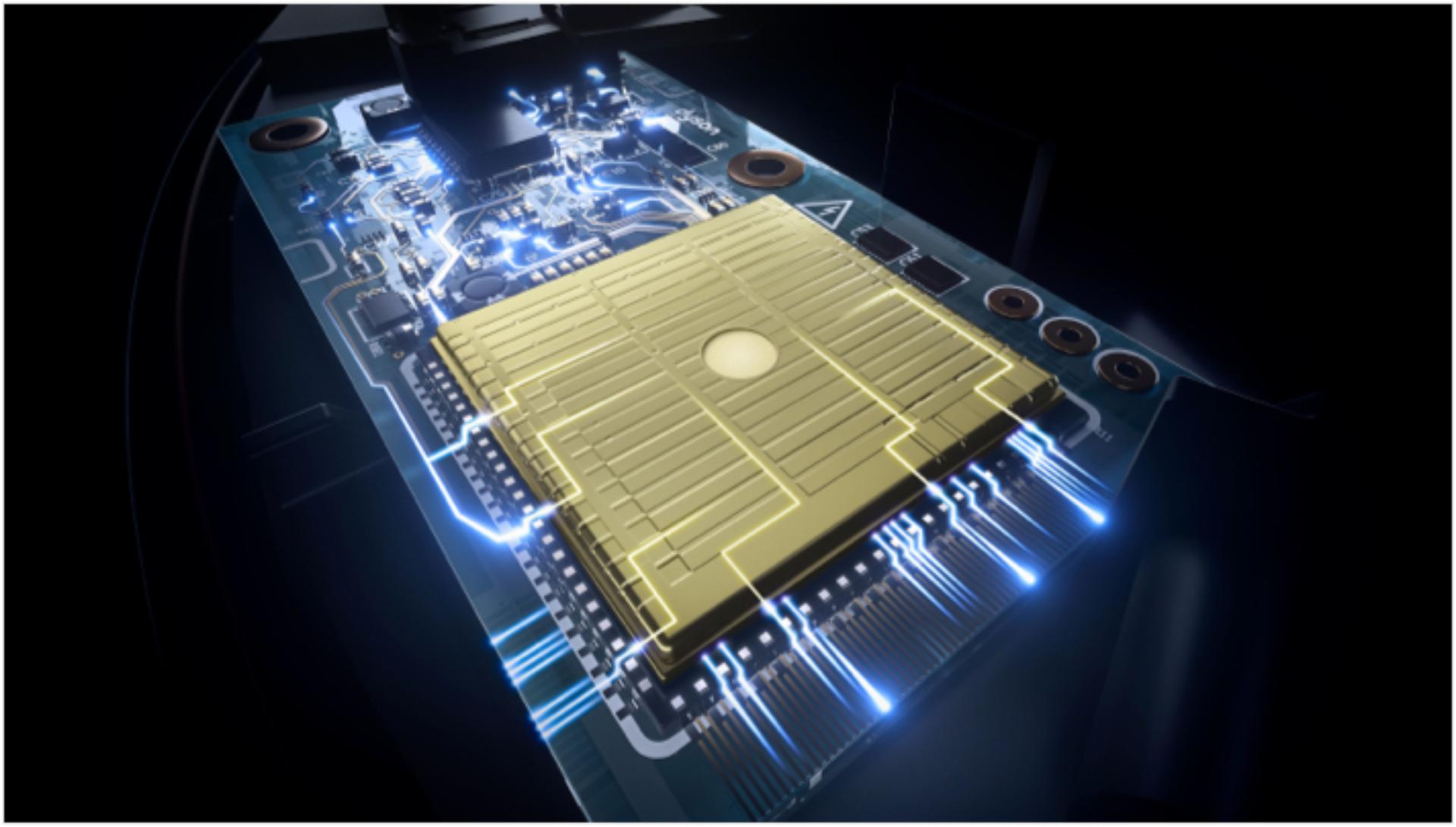 Visão de perto do sensor de estado sólido permanente