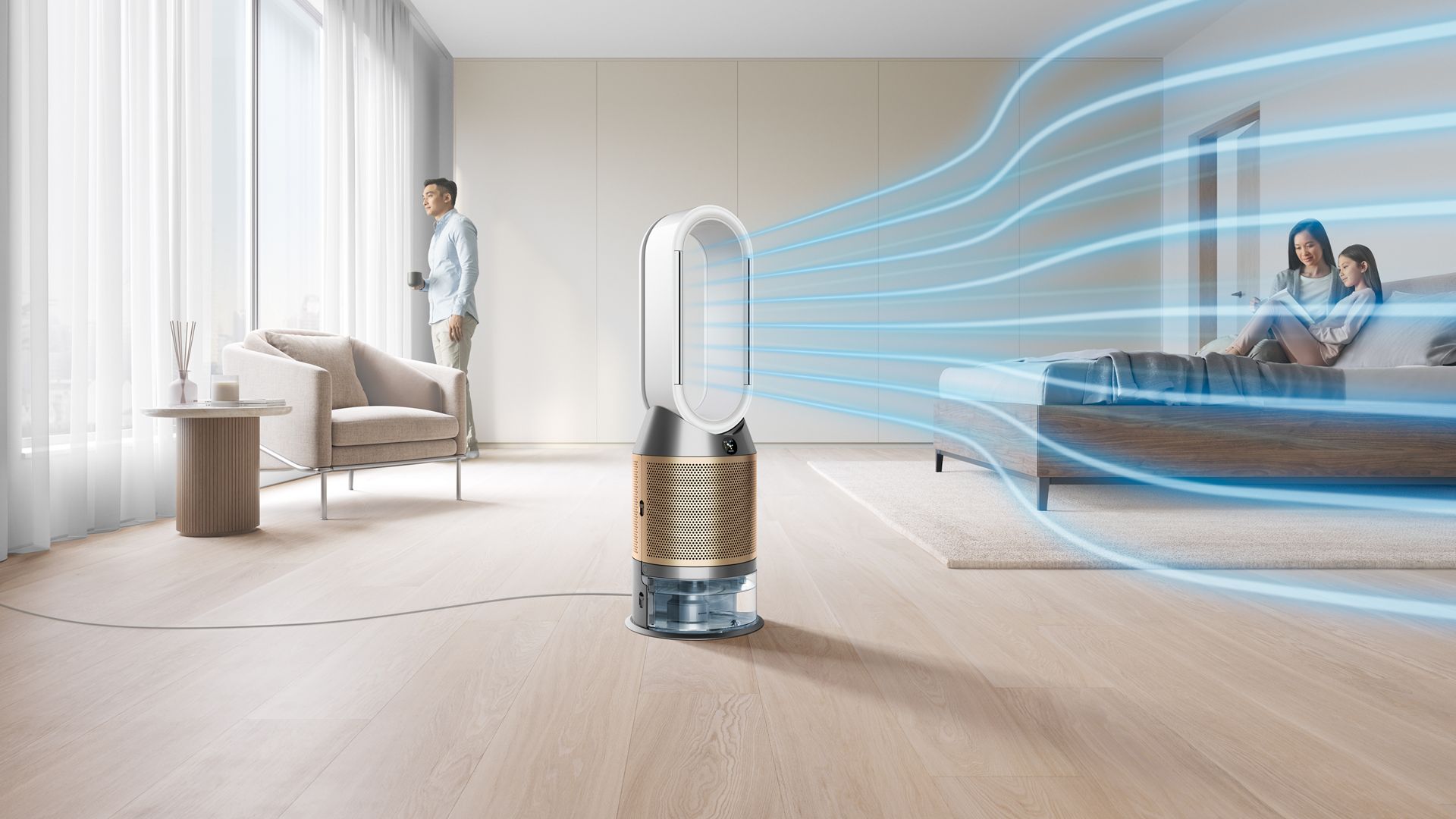 Dyson Purifier Humidify+Cool Formaldehyde (Beyaz/Altın) |Dyson