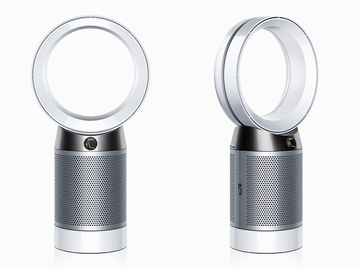 dyson pure cool burea blanc argent spéc