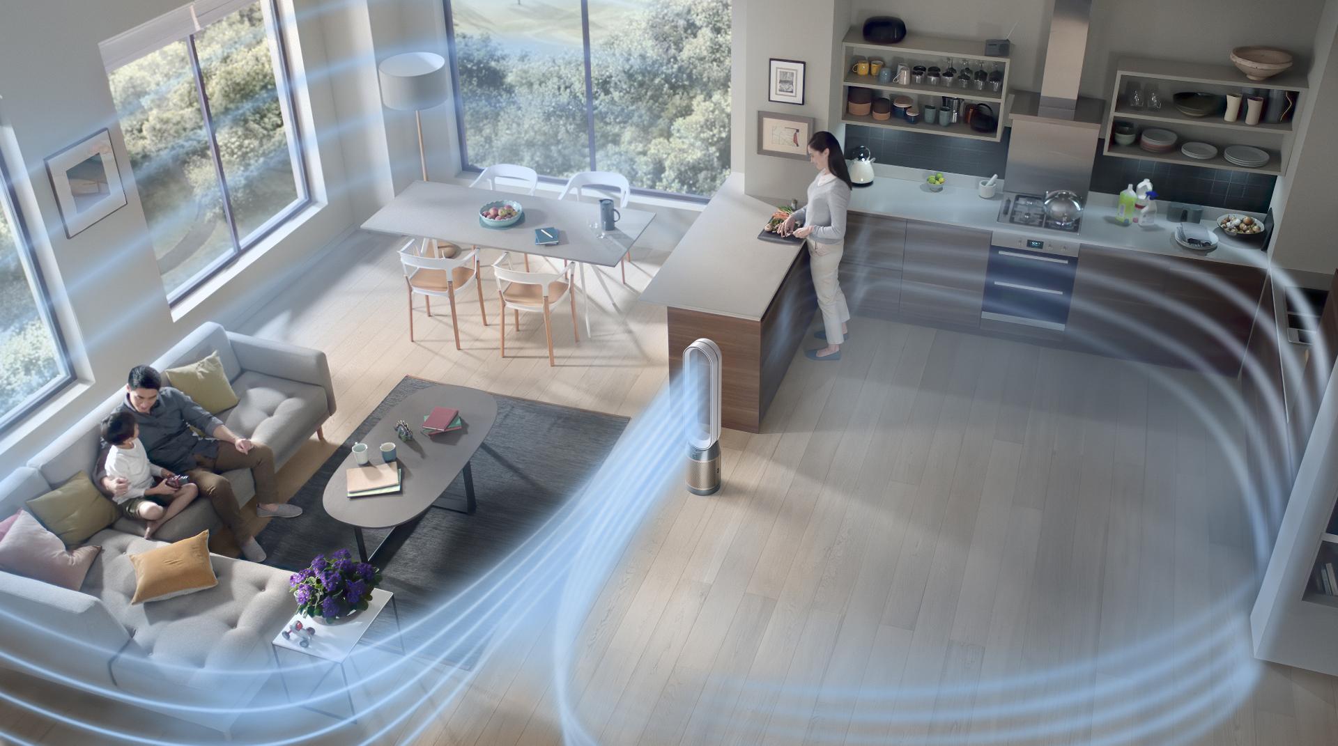 Dyson purifier cool formaldehyde purifying a large living space