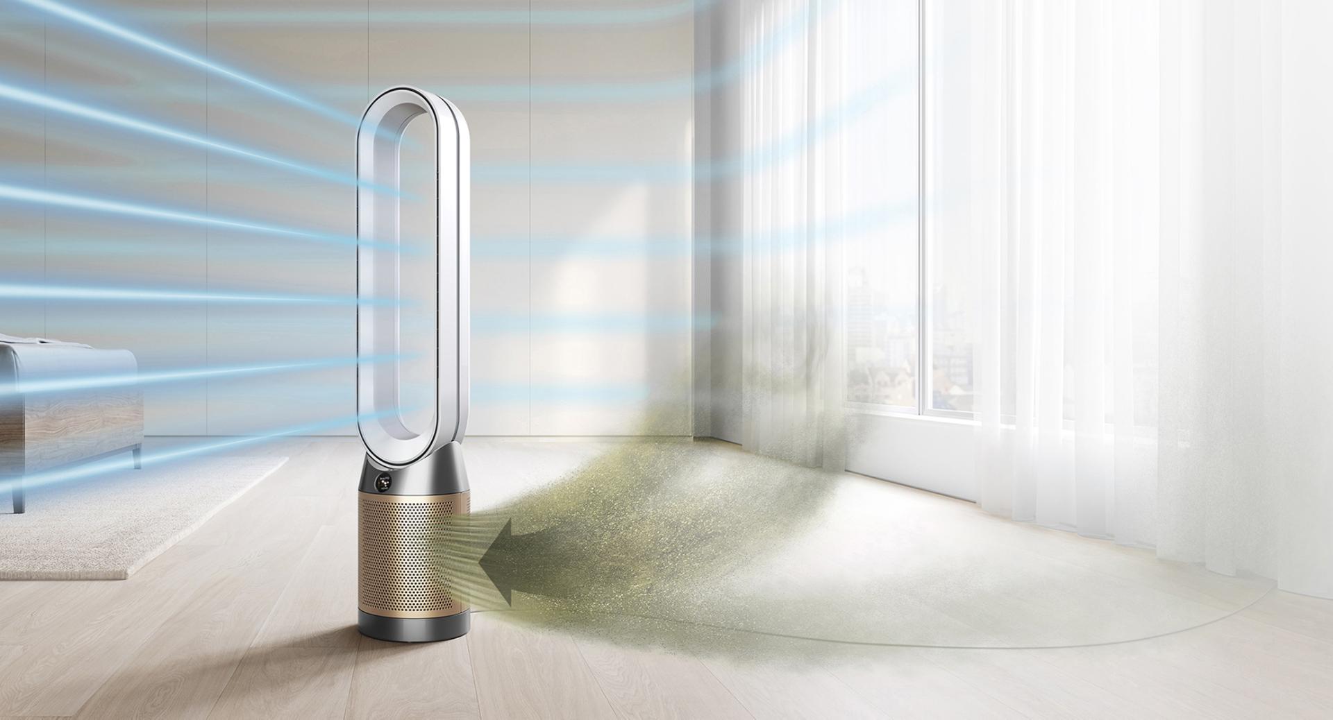 Dyson purifier cool formaldehyde in a bedroom