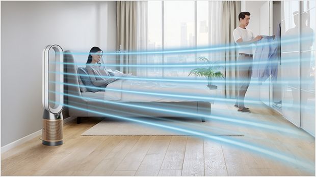 Graphic showing quieter performance