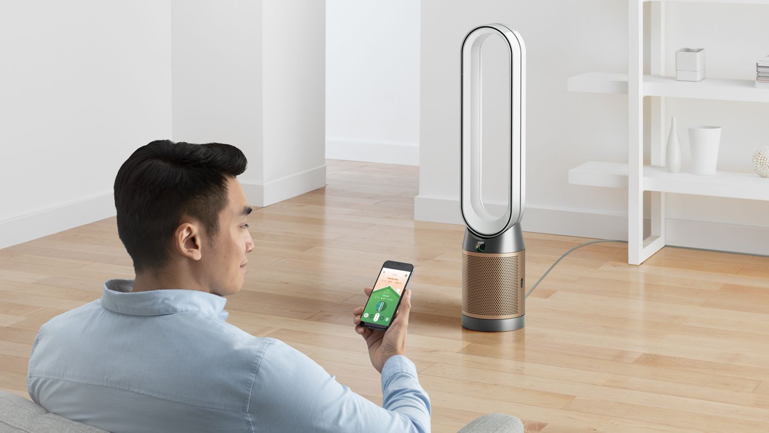 Dyson Purifier Cool Formaldehyde TP09 Air Purifier Fan White Gold
