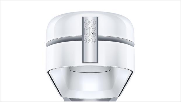 Remote control on top of the purifier