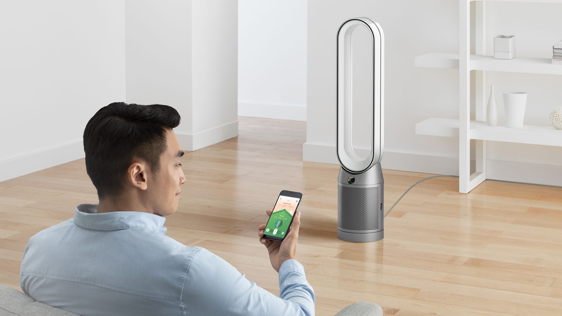 Dyson Purifier Cool Air Purifier fan TP07 (White/Silver) Dyson