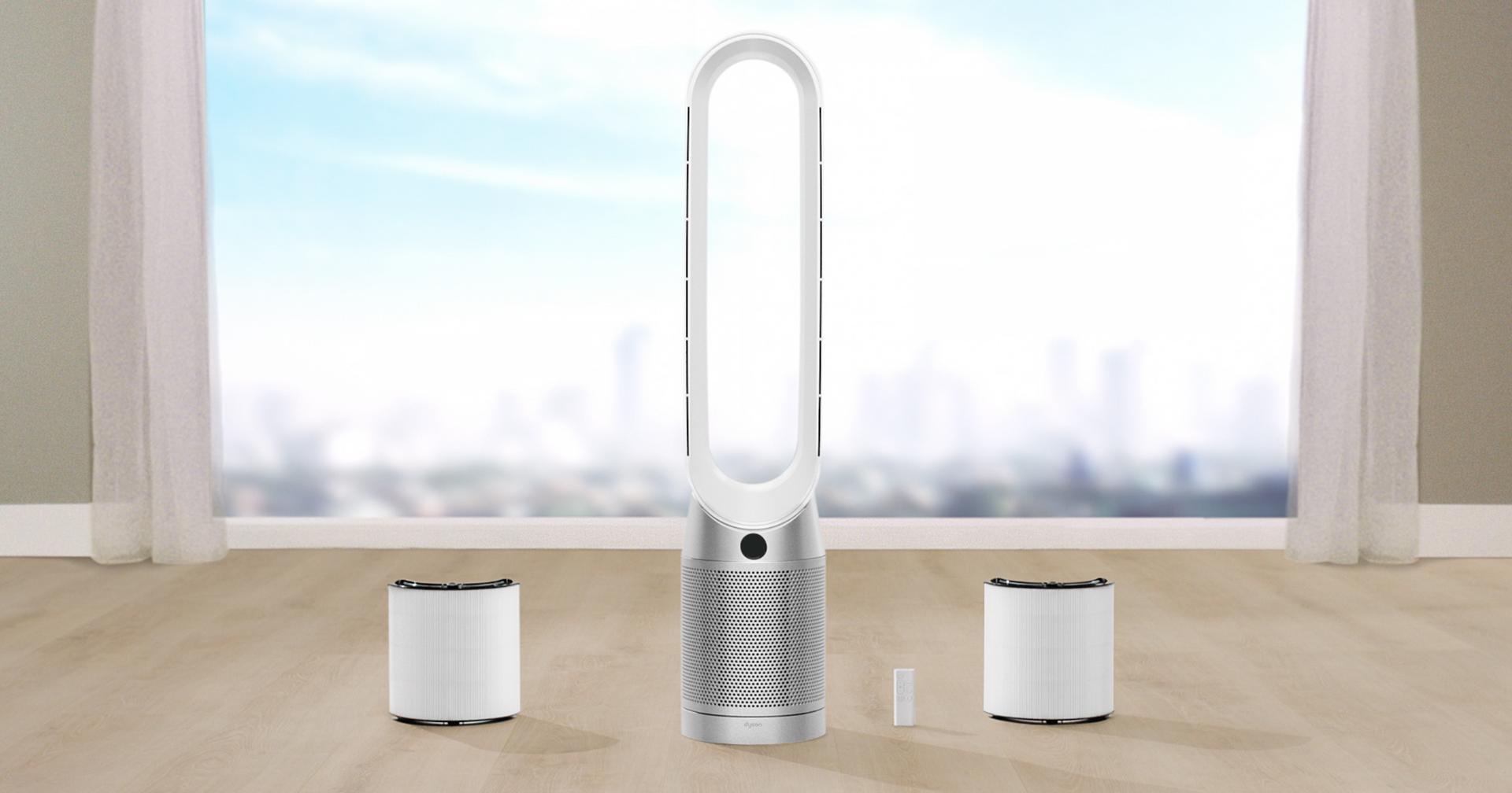 The Dyson Purifier Cool™ Gen1, the filter and remote control.