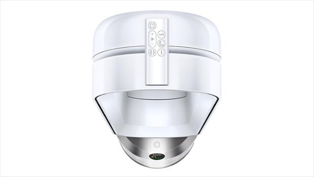 Điều khiển từ xa được cất giữ trên đầu máy lọc không khí Dyson