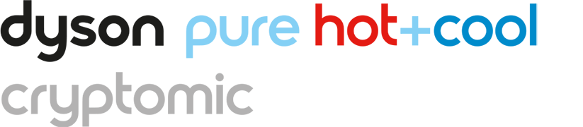 Dyson Pure Hot + Cool Cryptomic Logo