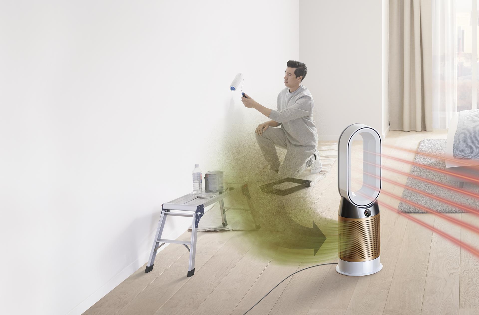 Dyson Pure Hot+Cool Cryptomic projecting purified air