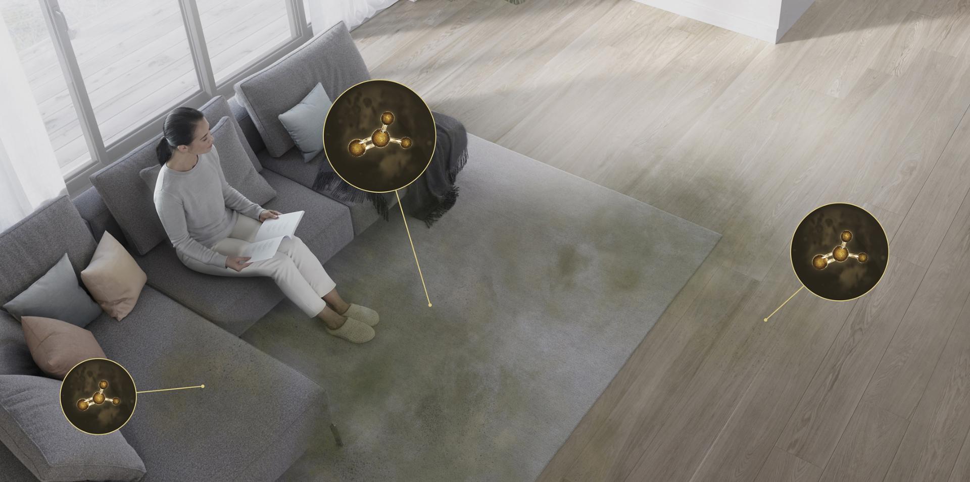 Dyson purifier cool formaldehyde in action