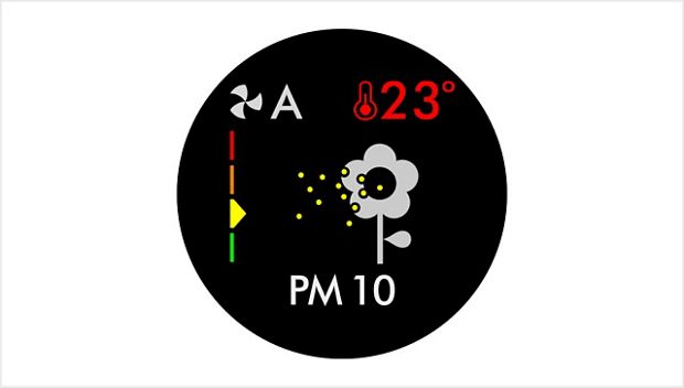 Particulate matter PM10 screen
