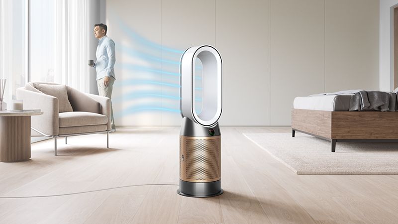 幸せなふたりに贈る結婚祝い De-NOx HP2 Hot+Cool Purifier Dyson HP12 Dyson | (White/Gold) 空気清浄機・イオン発生器