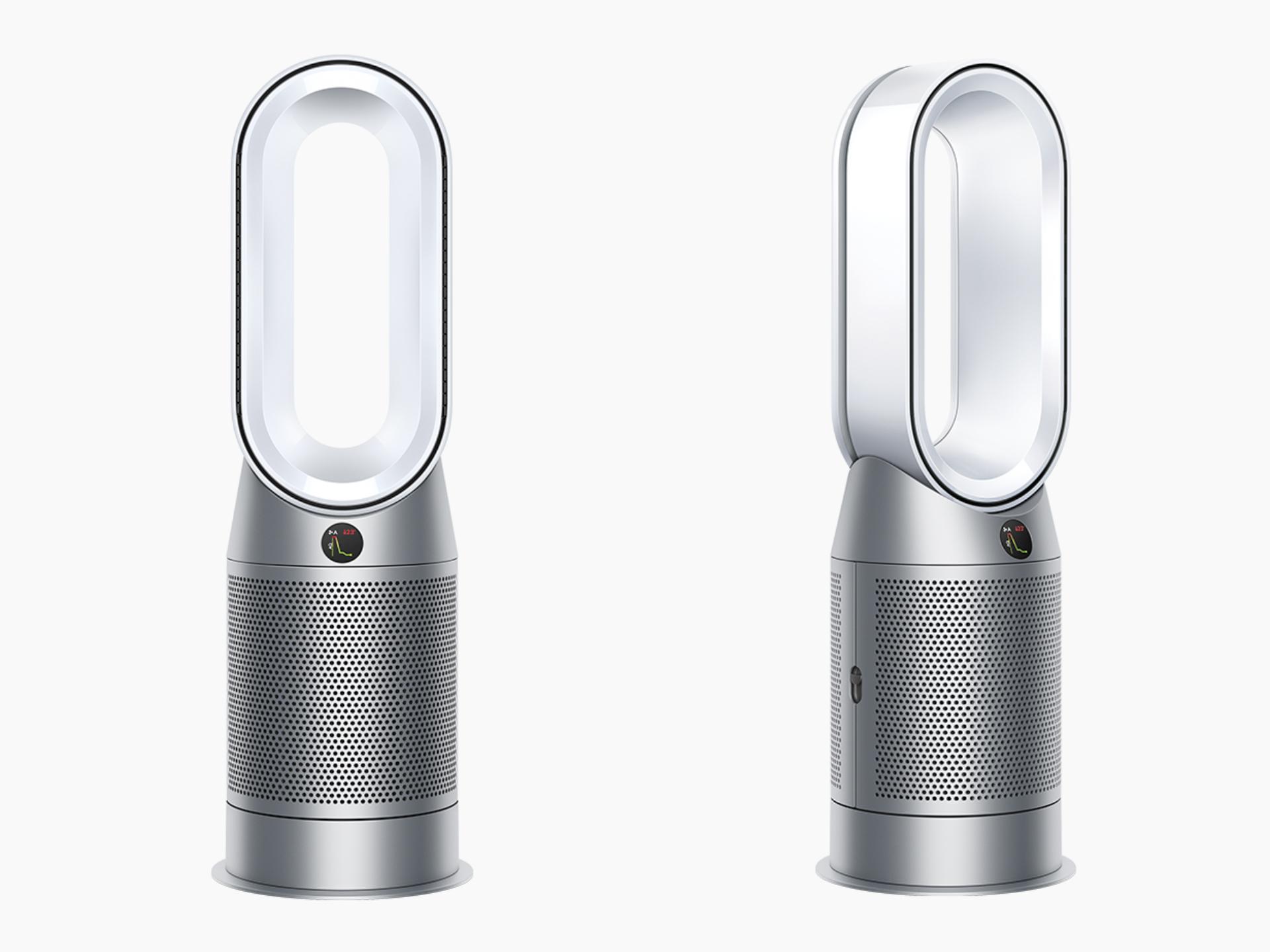 Dyson Purifier Hot+Cool front and side views