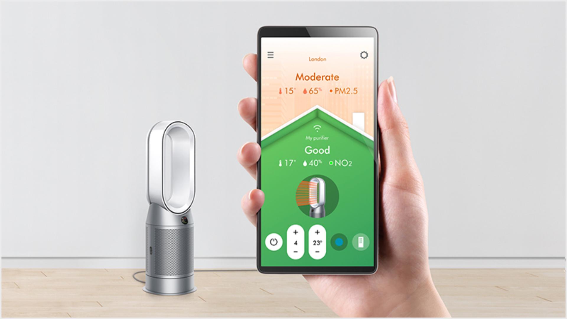 Link app for air purifier best suited for home