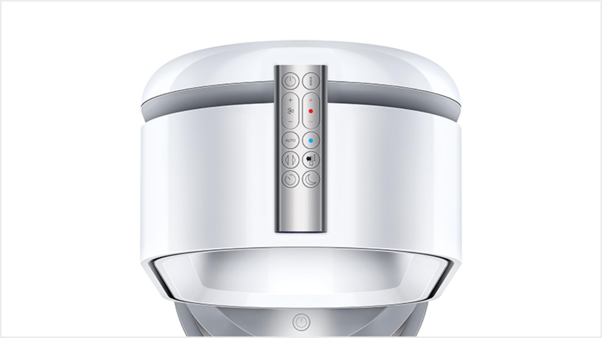 Remote control on top of the purifier