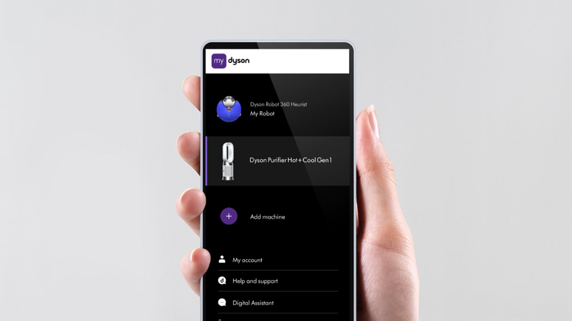 İçerik menüsünü gösteren bir cep telefonu ekranı