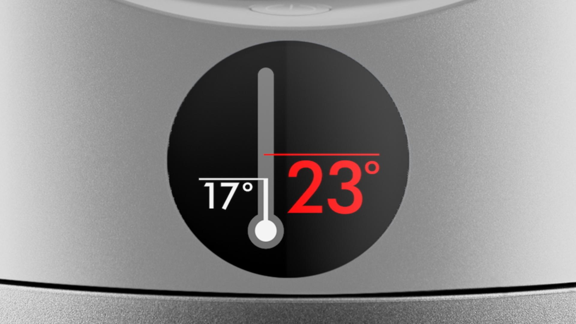 شاشة LCD تعرض الوضع التلقائي (Auto).