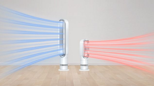 Dyson Hot+Cool and Dyson Cool in-action.