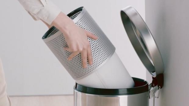 تفريغ الفلتر في الحاوية