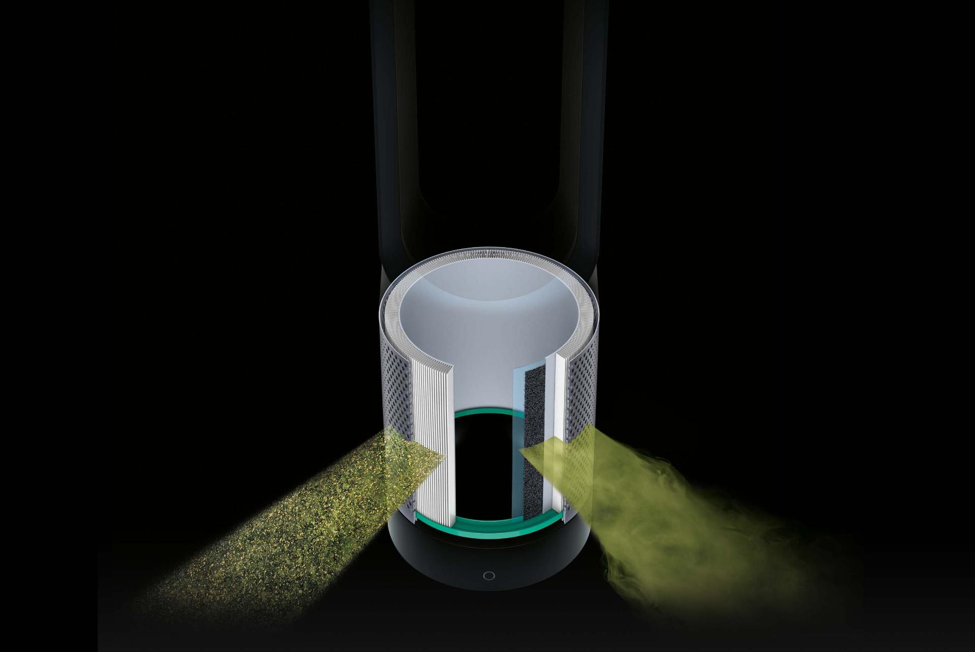 X-ray image inside HEPA filter