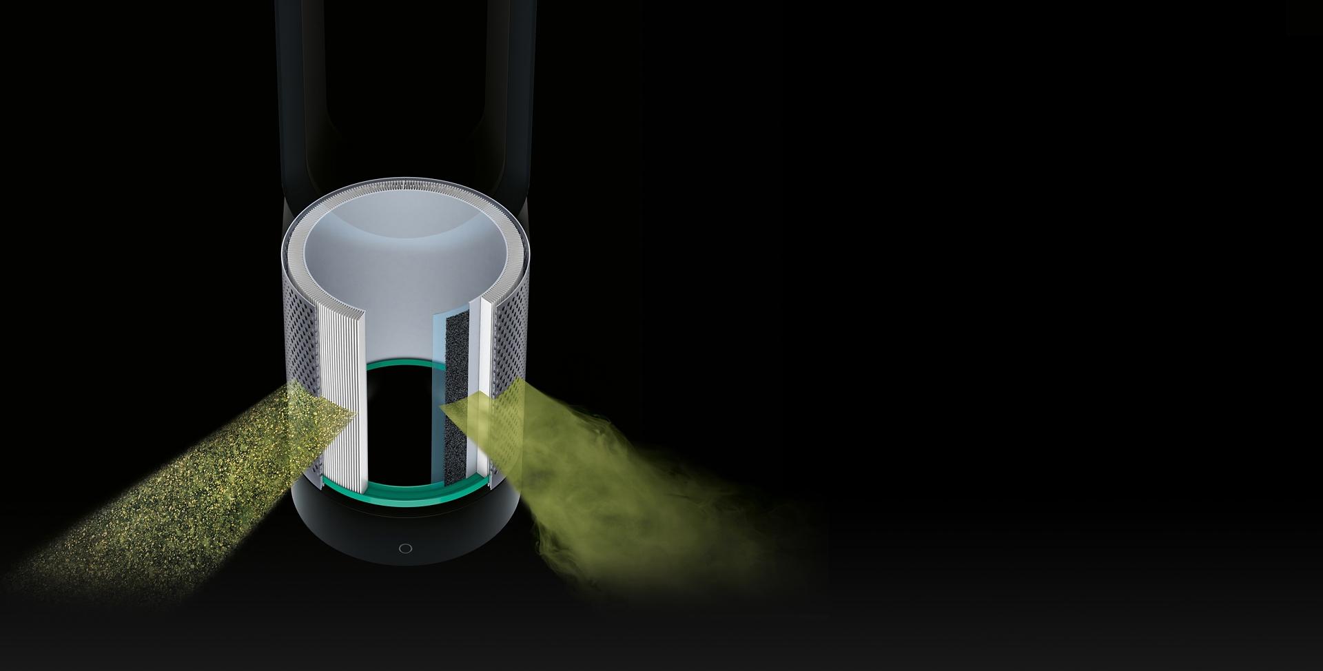 X-ray image of Dyson HEPA filter