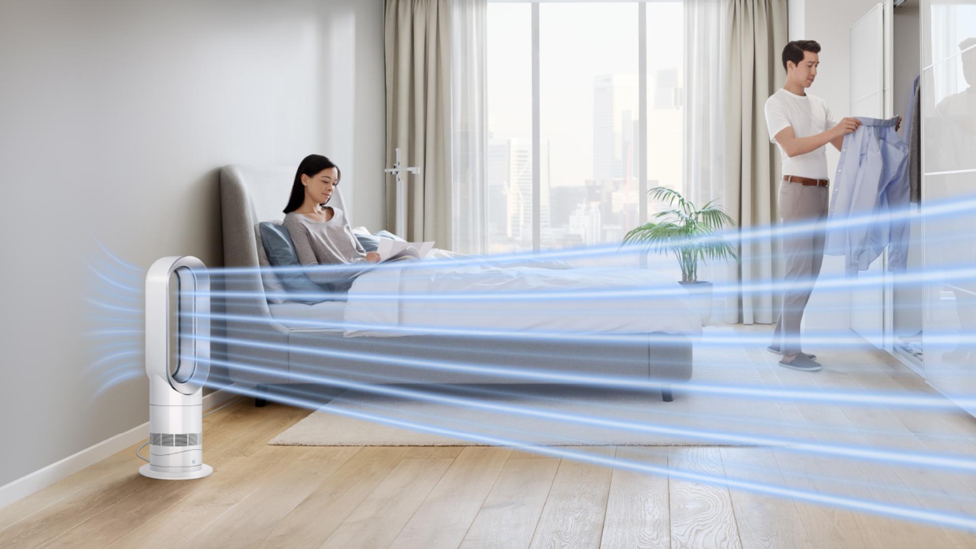 Cooling airflow coming from Dyson air treatment machines