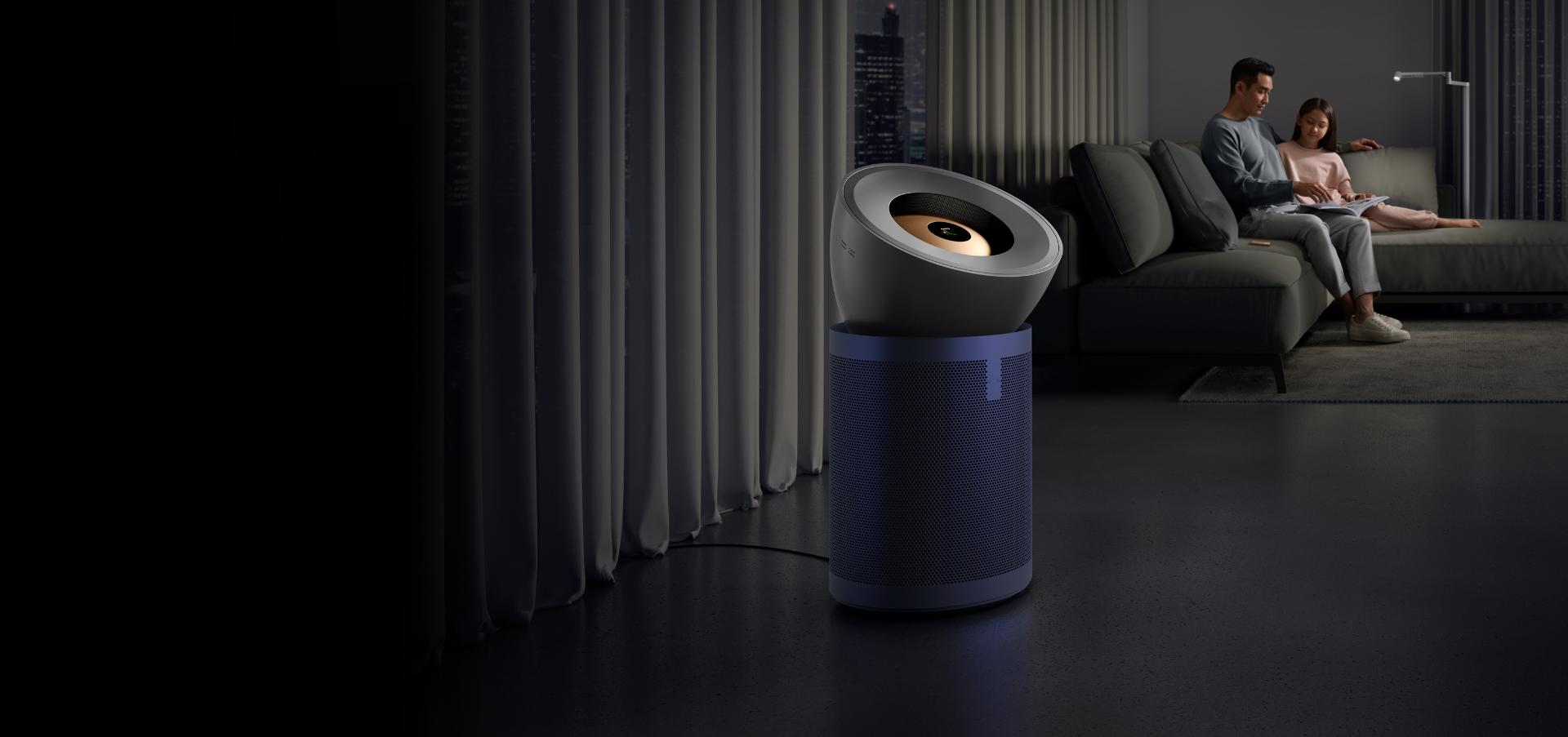 Eve yerleştirilmiş Dyson Purifier Big+Quiet Formaldehyde.
