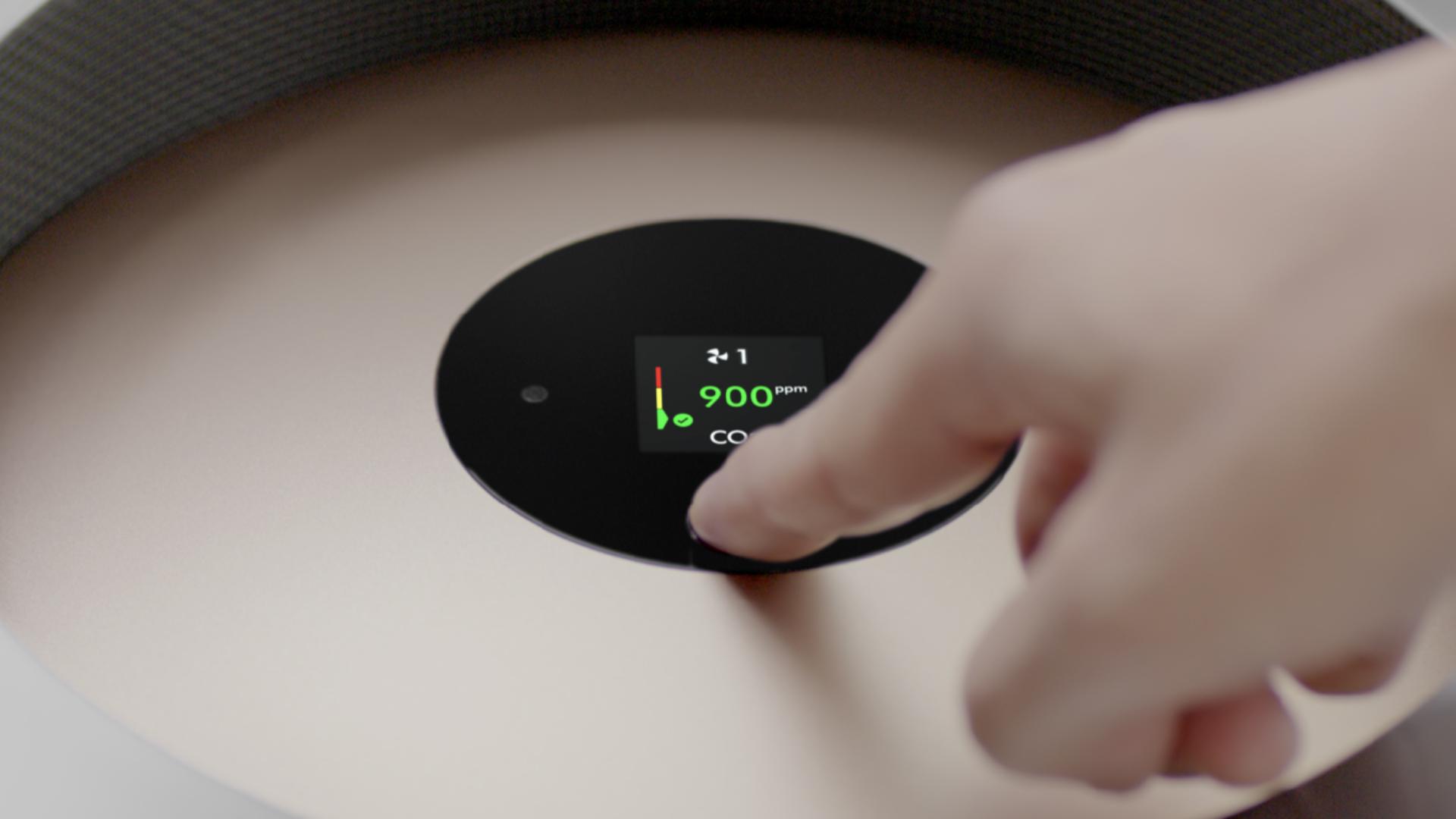 شاشة LCD بجهاز Dyson Purifier Big+Quiet Formaldehyde