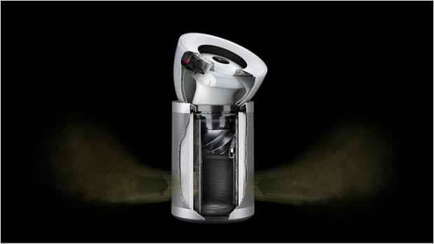 Seadme Dyson Purifier Big+Quiet tehnoloogia seestvaade.
