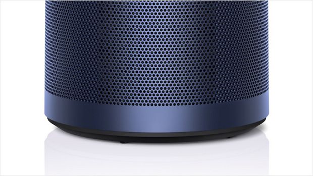 Suurendatud, et näidata Dysoni suure ja vaikse formaldehüüdi õhupuhasti varjatud rattaid.