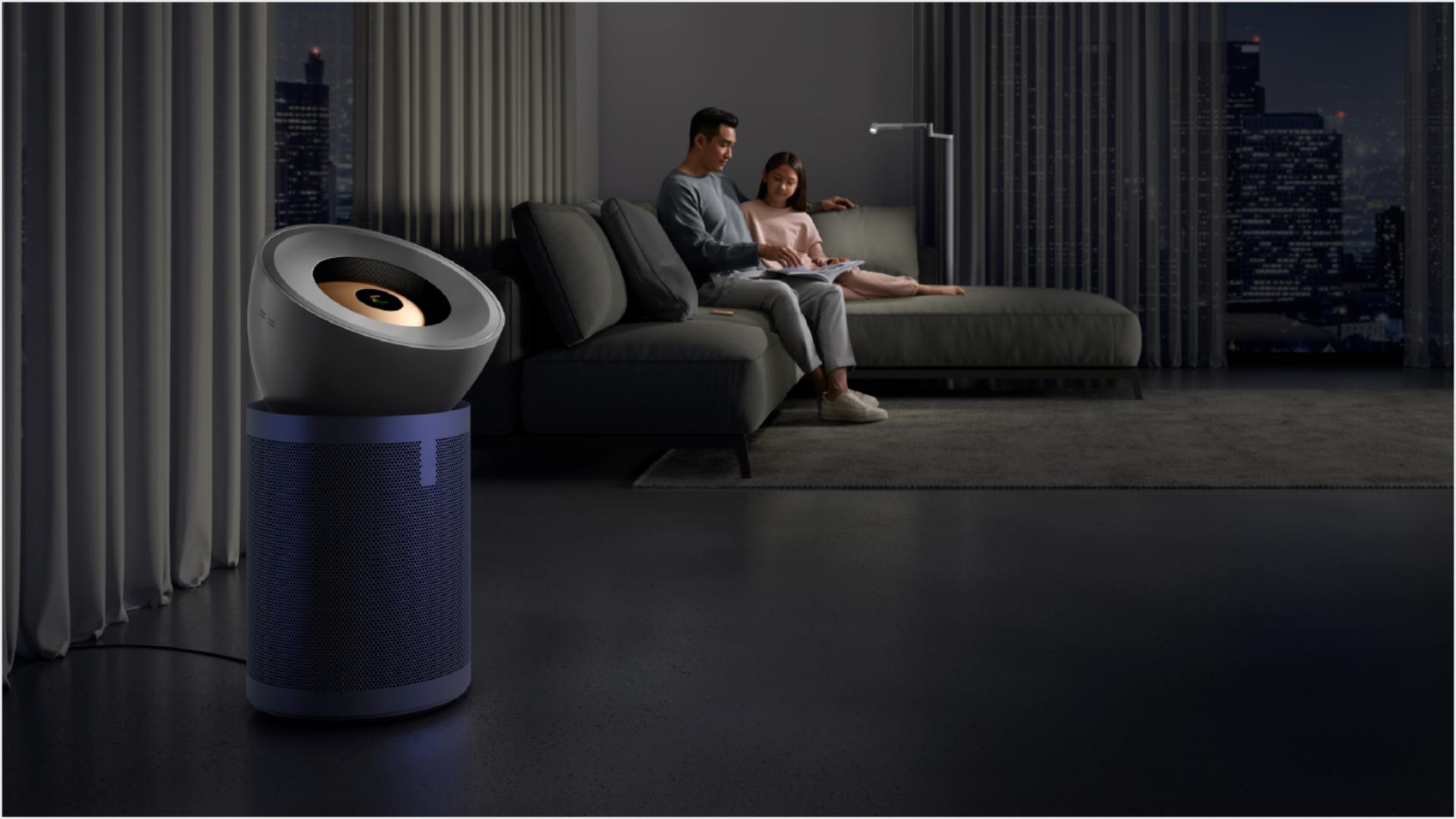 Dyson Purifier Big+Quiet Formaldehyde in a living space.