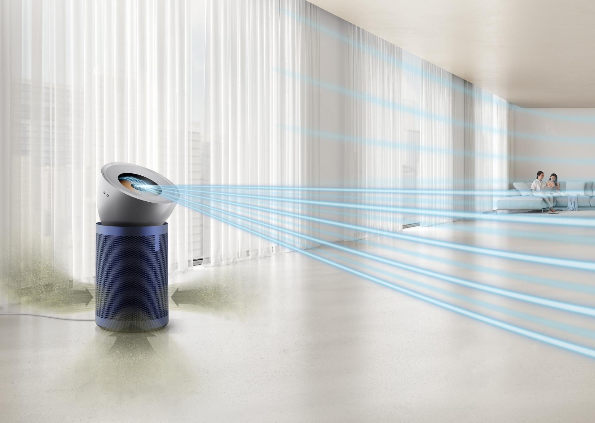 Blue Ridge Formaldehyde Dyson Big+Quiet Formaldehyde Purifier - Nickel/Blue | Dyson SG