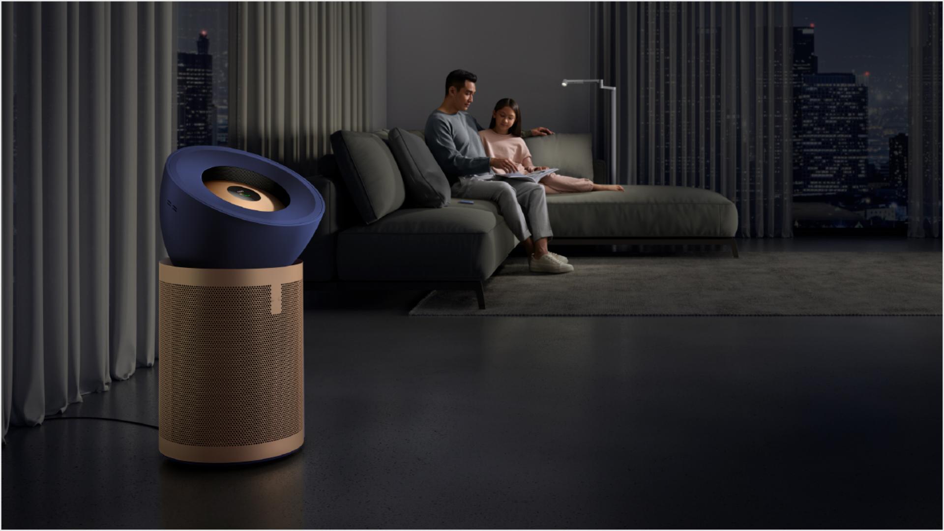 Dyson Purifier Big+Quiet Formaldehyde in a living space.