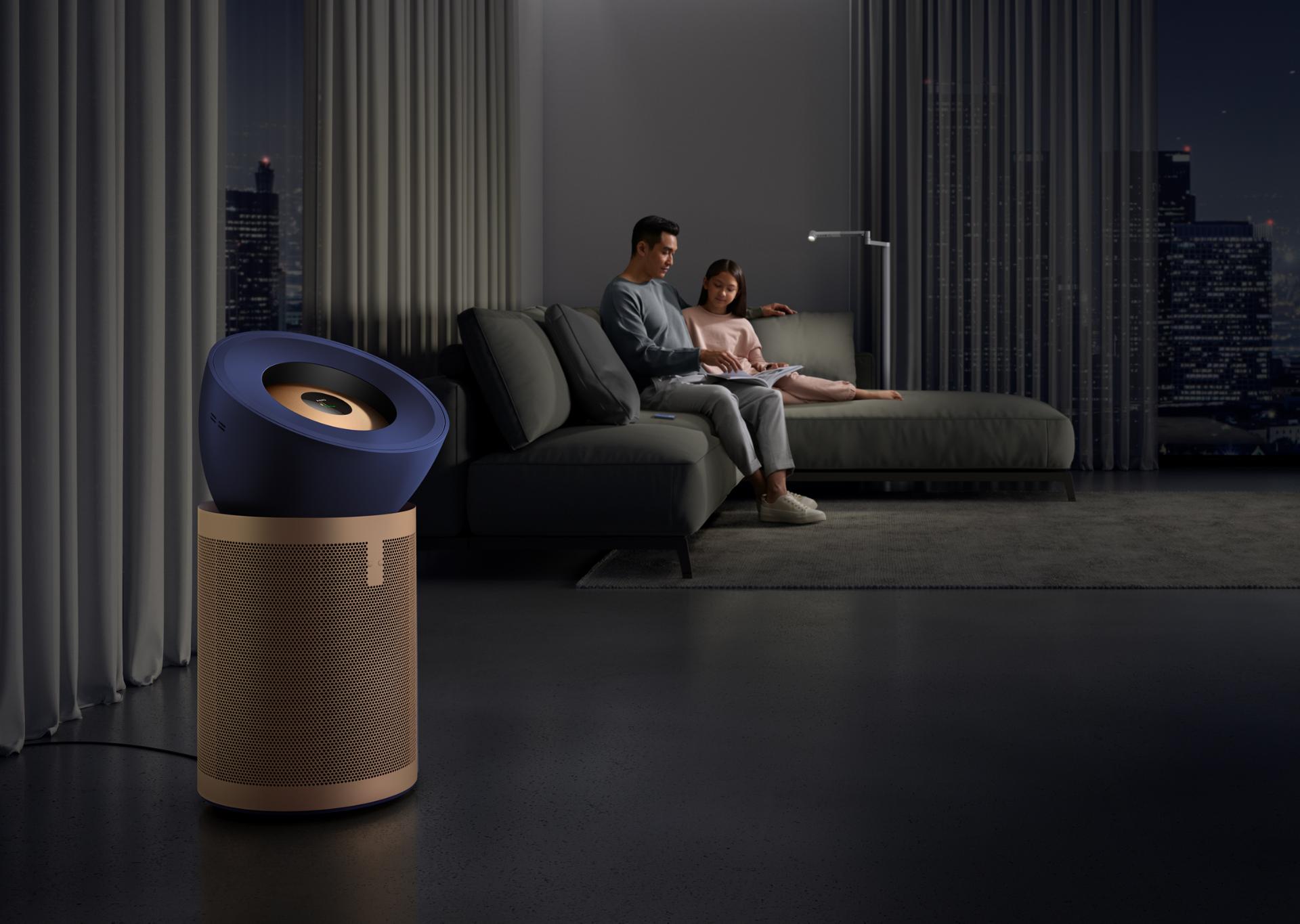 Dyson Big+Quiet Formaldehyde Purifier - Prussian Blue/Gold | Dyson SG