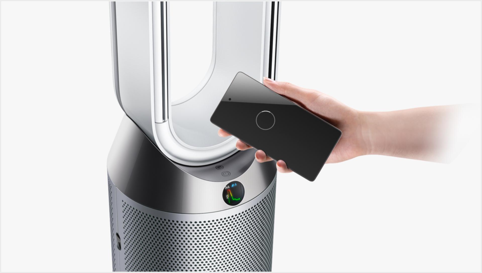 الجهاز المحمول في وضعية قريبة من جهاز دايسون