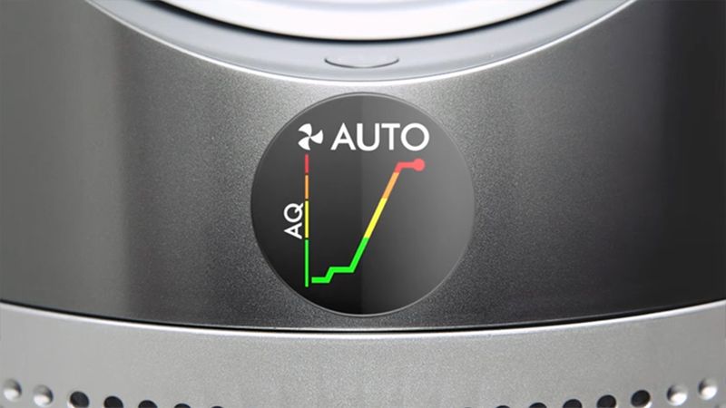 Dyson air purifier stuck on severe shop