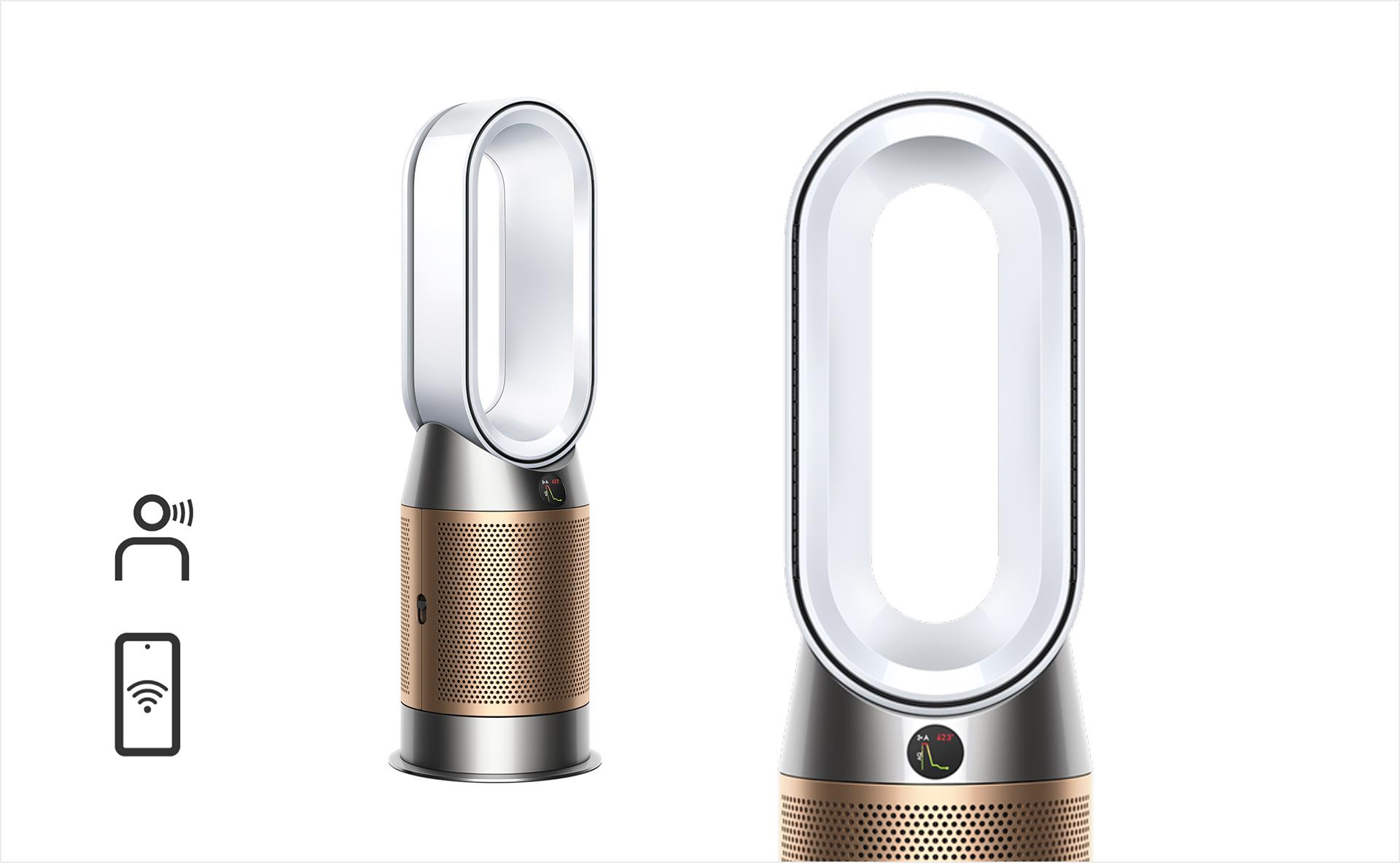 Dyson Pure Hot Cool Formaldehyde in white and gold