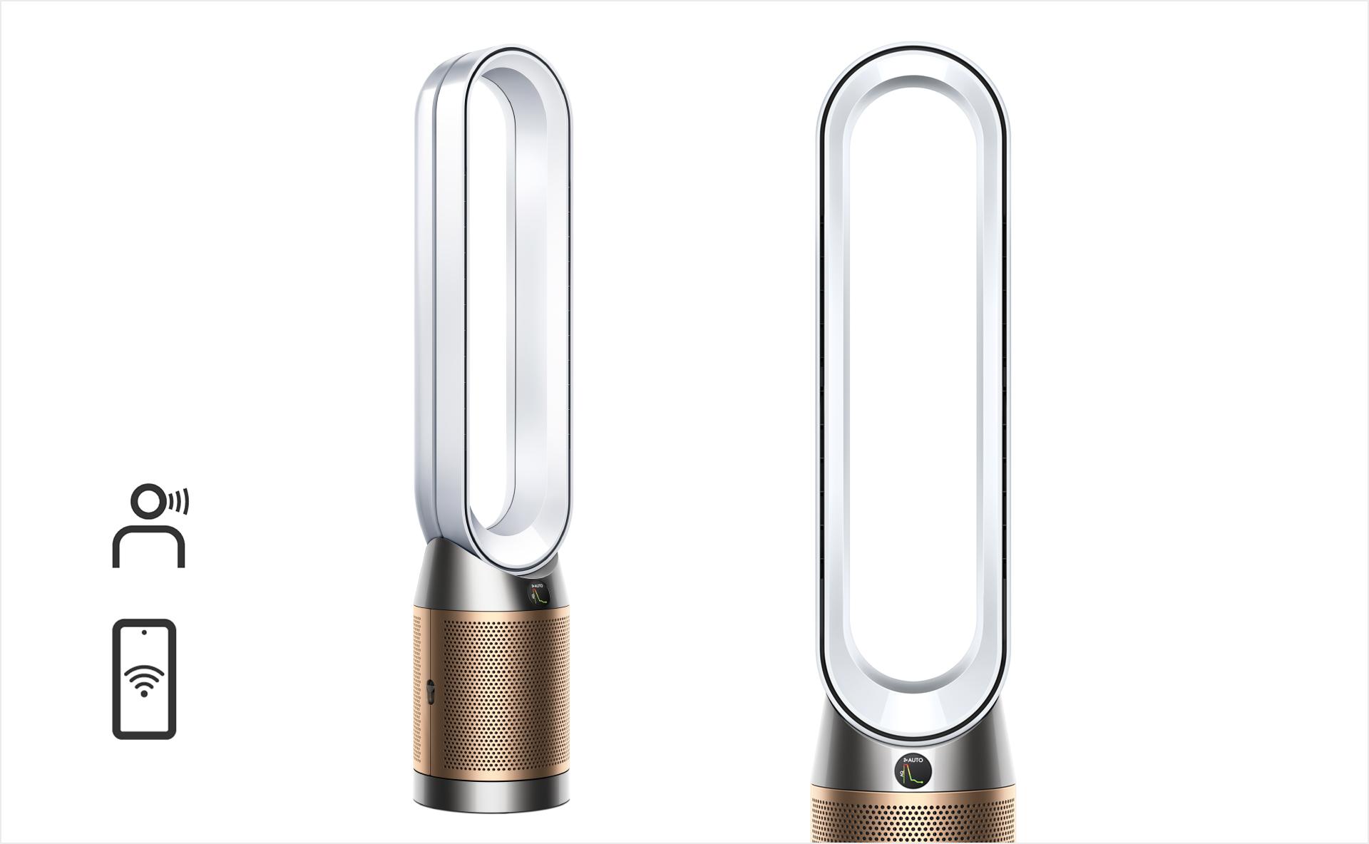 Dyson Purifier Cool Formaldehyde in white and gold