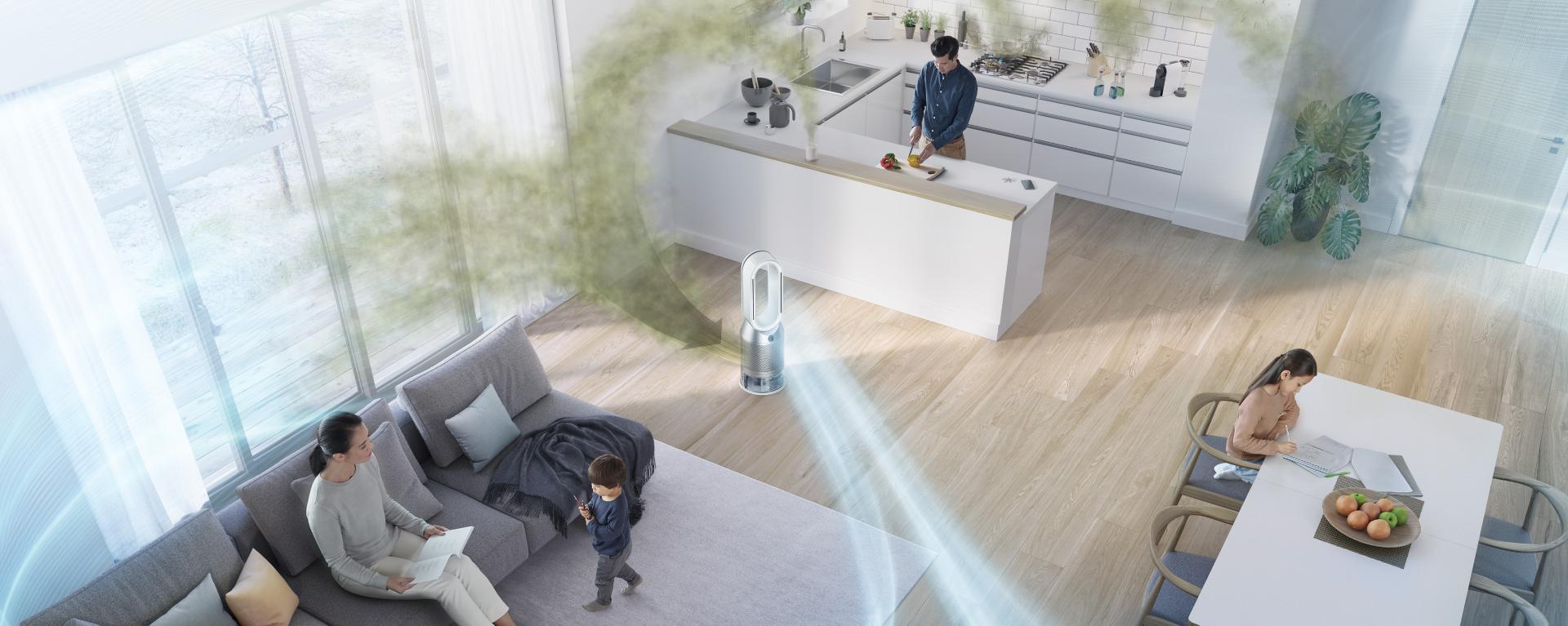 oczyszczacz powietrza z funkcją nawilżania Dyson Purifier Humidify+Cool