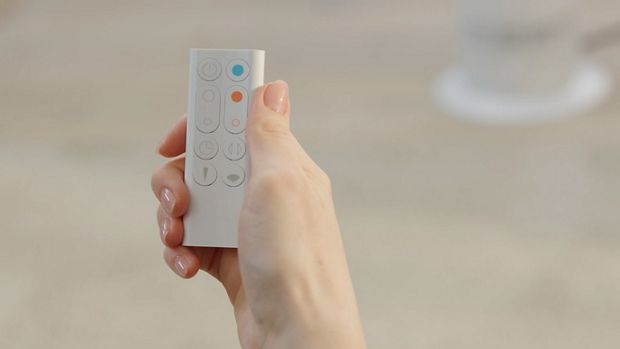 Machine owner pointing their remote control