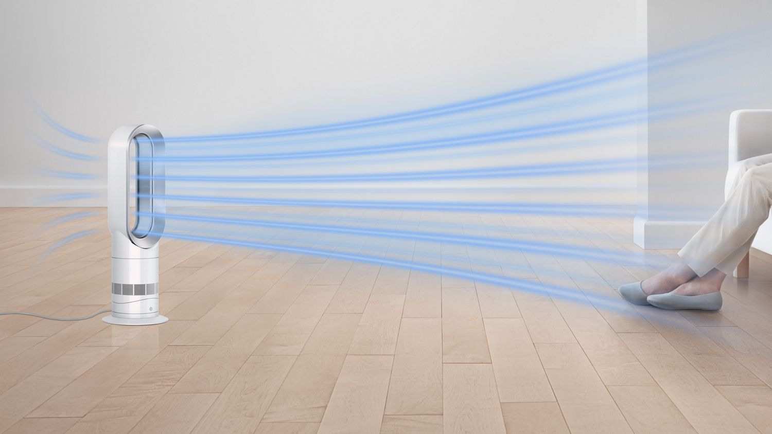 Dyson Hot+Cool™ AM09 wentylator stojący z funkcją ogrzewania