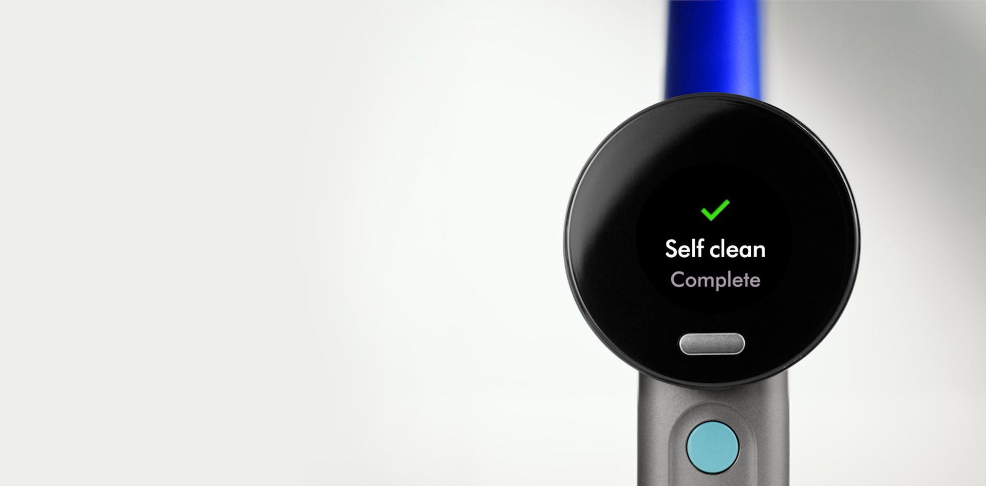 Dyson WashG1'in LCD kullanıcı arayüzü