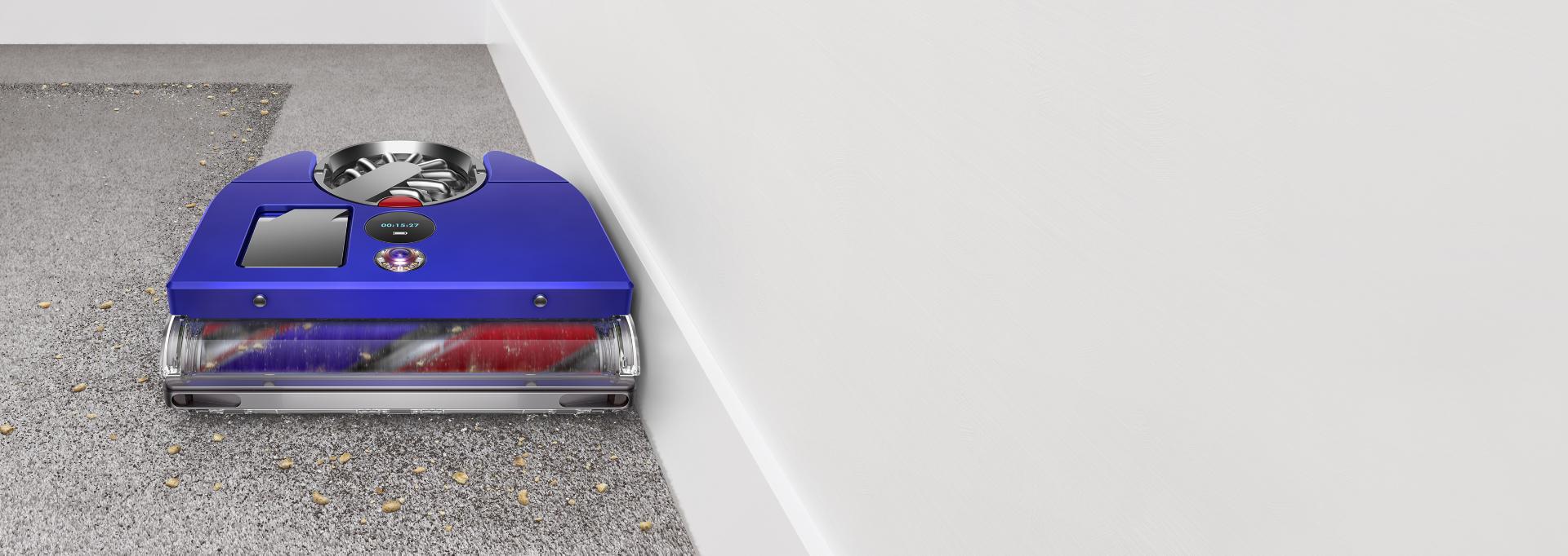 Dyson 360 Vis Nav robot vacuum cleaning to the edge