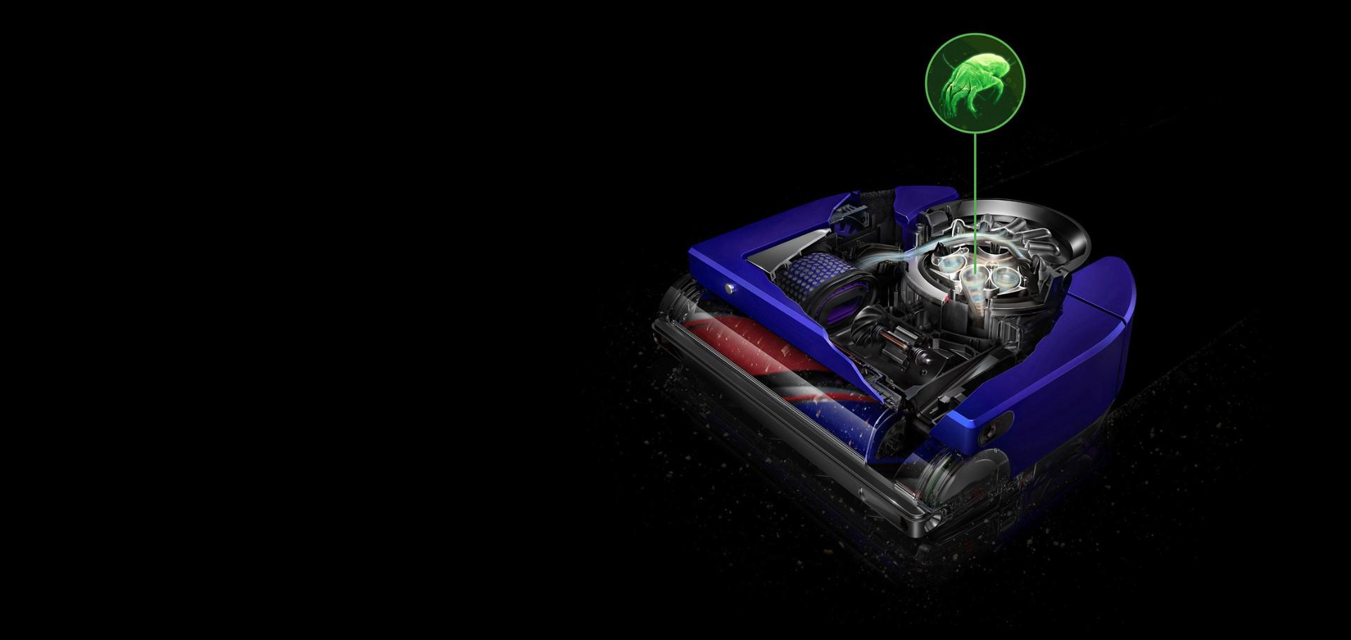 過濾系統第三層:強勁氣旋。