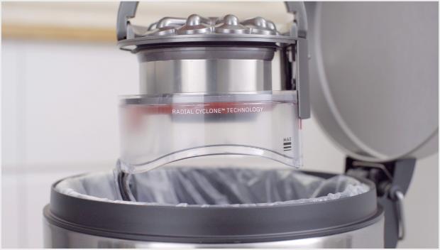 吸塵機集塵筒被清空